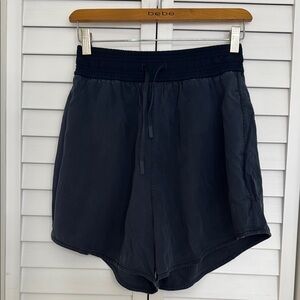 Lululemon Blue Athletic Shorts with Elastic Waistband
